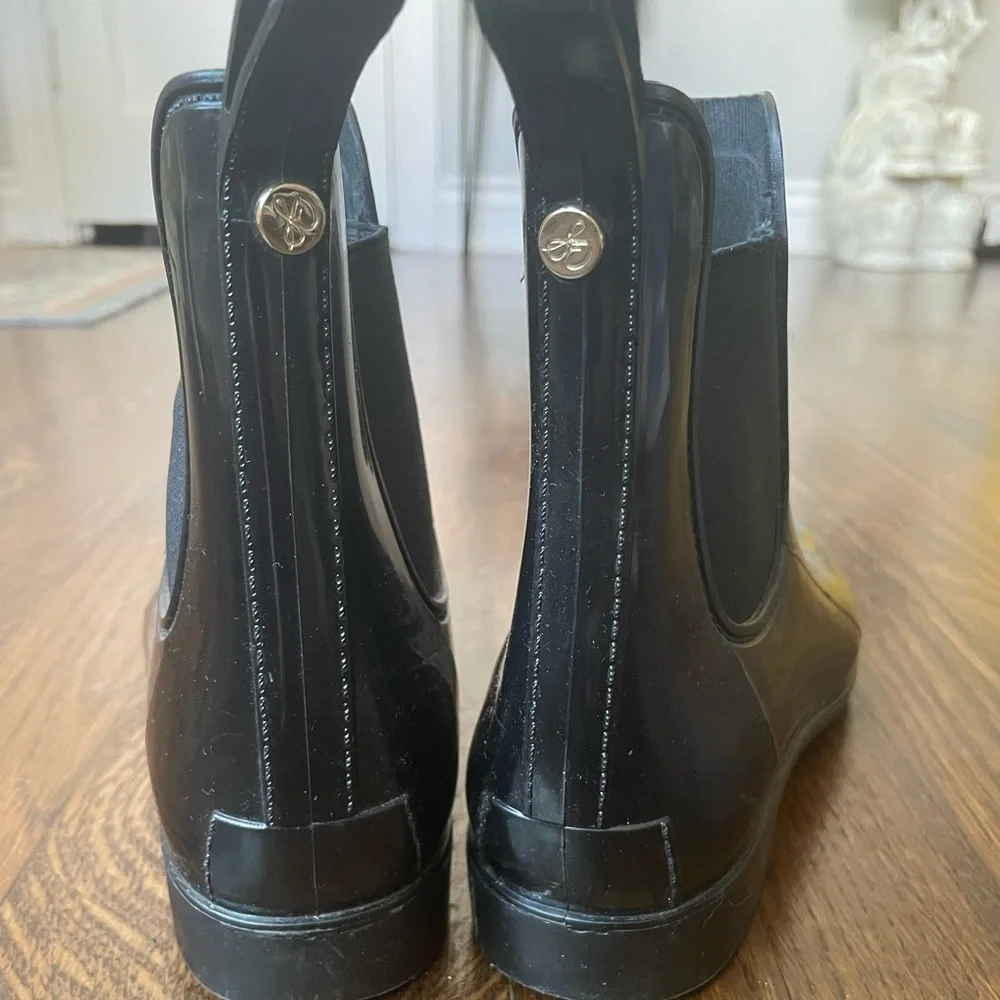 Sam edelman black rain boots